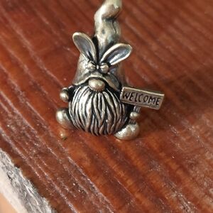 Bronze Gnome Welcome Figurine